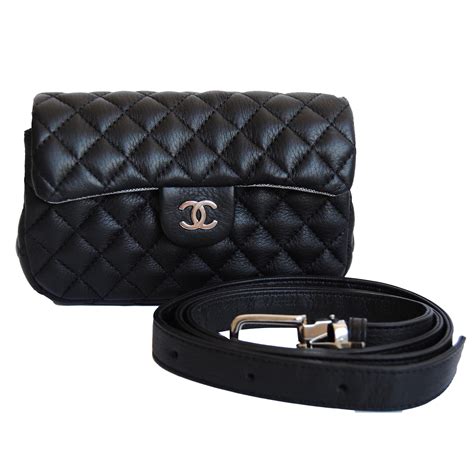 chanel black belt bag|chanel belt bag 2021.